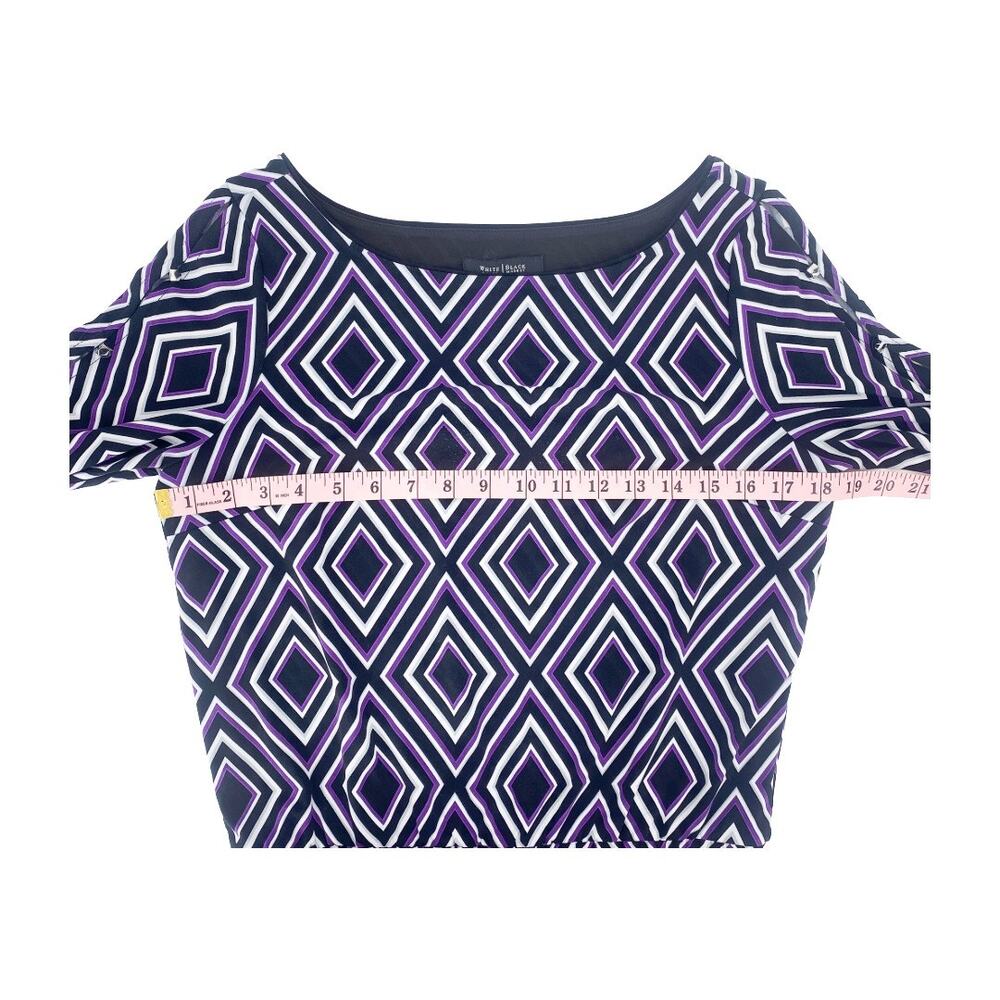 White House Black Market Women’s Small Geometric Knit Dress - Picture 10 of 16